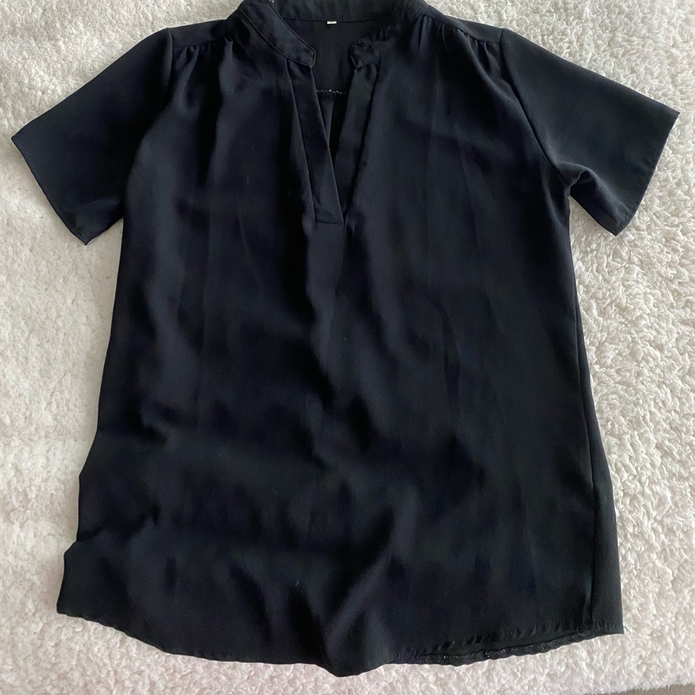 Black V neck